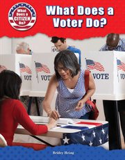 What does a voter do? cover image