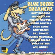 Blue suede sneakers cover image