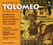 Handel: tolomeo, hwv 25 cover image