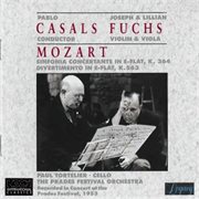 Casals and fuchs play mozart cover image