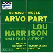 Masses of arvo part and lou harrison cover image