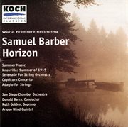 Barber: knoxville: summer of 1915; horizon; serenade for strings; capricorn concerto; adagio for str cover image