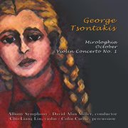 Tsontakis: mirologhia; violin concerto no. 1; october cover image