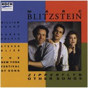 Blitzstein: zipperfly and other songs cover image