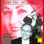 Solo for tatjana - works for cello solo cover image
