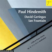Hindemith: three pieces, op. 8; sonata, op. 25.3; sonata, op. 11.3; meditation from 'nobilissima vis cover image