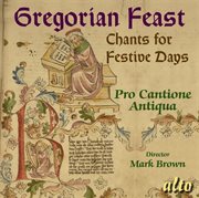 Gregorian feast - chants for festive days cover image