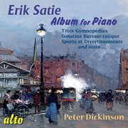 Erik satie: album for piano cover image