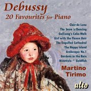 Debussy: 20 favourites for piano cover image