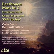 Beethoven: mass in c, finale from symphony no. 9 cover image