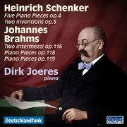 Heinrich schenker & johannes brahms piano works cover image