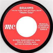 Brahms: horn trio cover image