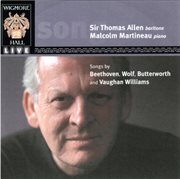Allen, thomas: songs by beethoven, wolf, butterworth & vaughan williams cover image