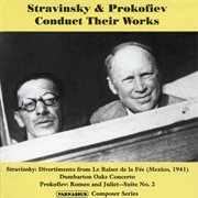 Stravinsky & prokofiev conduct their works cover image