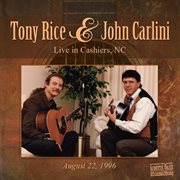 Tony rice & john carlini live (live version) cover image