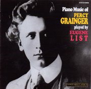 Piano music of percy grainger cover image