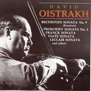 David oistrakh plays works for violin and piano cover image