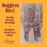 Ruggiero ricci - the 1938 electrola recordings cover image