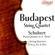 String quartet in A minor, D 804 ; : String quartet in D minor, D 811 : Death and the maiden ; String quartet in G, D 887 ; Piano quintet in A, D 667 : Trout cover image