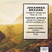 Brahms and jenner works for clarinet cover image