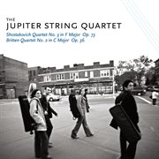 Shostakovich quartet no. 3 in f major op. 73; britten quartet no. 2 in c major op. 36 cover image