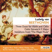 Luwig van beethoven - three duos for violin and cello - cello sonata in f major - variations from "t cover image