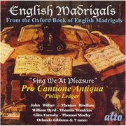 Various: english madrigals, sing we at pleasure cover image