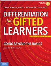 Differentiation for gifted learners. Going Beyond the Basics cover image