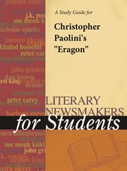 A Study Guide for Christopher Paolini's "eragon" A Study Guide for Christopher Paolini's "eragon"