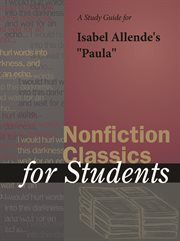 A Study Guide for Isabel Allende's "paula" A Study Guide for Isabel Allende's "paula"