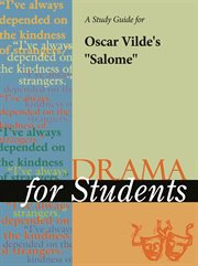 A Study Guide for Oscar Wilde's "salome" A Study Guide for Oscar Wilde's "salome"