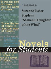A Study Guide for Suzanne Fisher Staples's "shabanu" A Study Guide for Suzanne Fisher Staples's "shabanu"