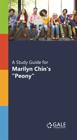 A study guide for marilyn chin's "peony" cover image
