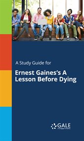 A Study Guide for Ernest Gaines's A Lesson Before Dying cover image