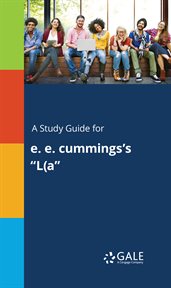 A study guide for e. e. cummings's "l(a" cover image