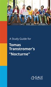 A study guide for tomas transtromer's "nocturne" cover image