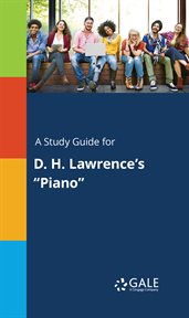 A study guide for d. h. lawrence's "piano" cover image