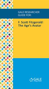 F. scott fitzgerald. The Age's Avatar cover image