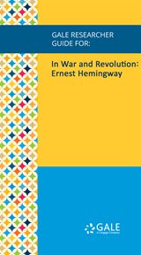 In war and revolution. Ernest Hemingway cover image