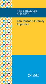 Ben jonson's literary appetites cover image