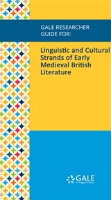 Linguistic and cultural strands of early medieval british literature cover image