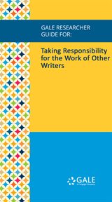 Taking responsibility for the work of other writers cover image