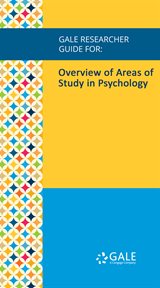Overview of areas of study in psychology cover image