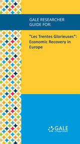 "les trentes glorieuses". Economic Recovery in Europe cover image