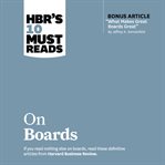 Hbr's 10 must reads on boards cover image