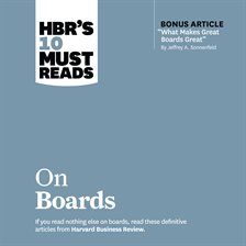 Cover image for HBR's 10 Must Reads on Boards