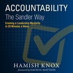 Accountability the Sandler way cover image
