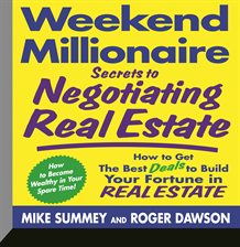 Cover image for Weekend Millionaire Secrets to Negotiating Real Estate