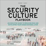 The security culture playbook cover image