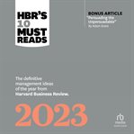 HBR's 10 must reads 2023 cover image